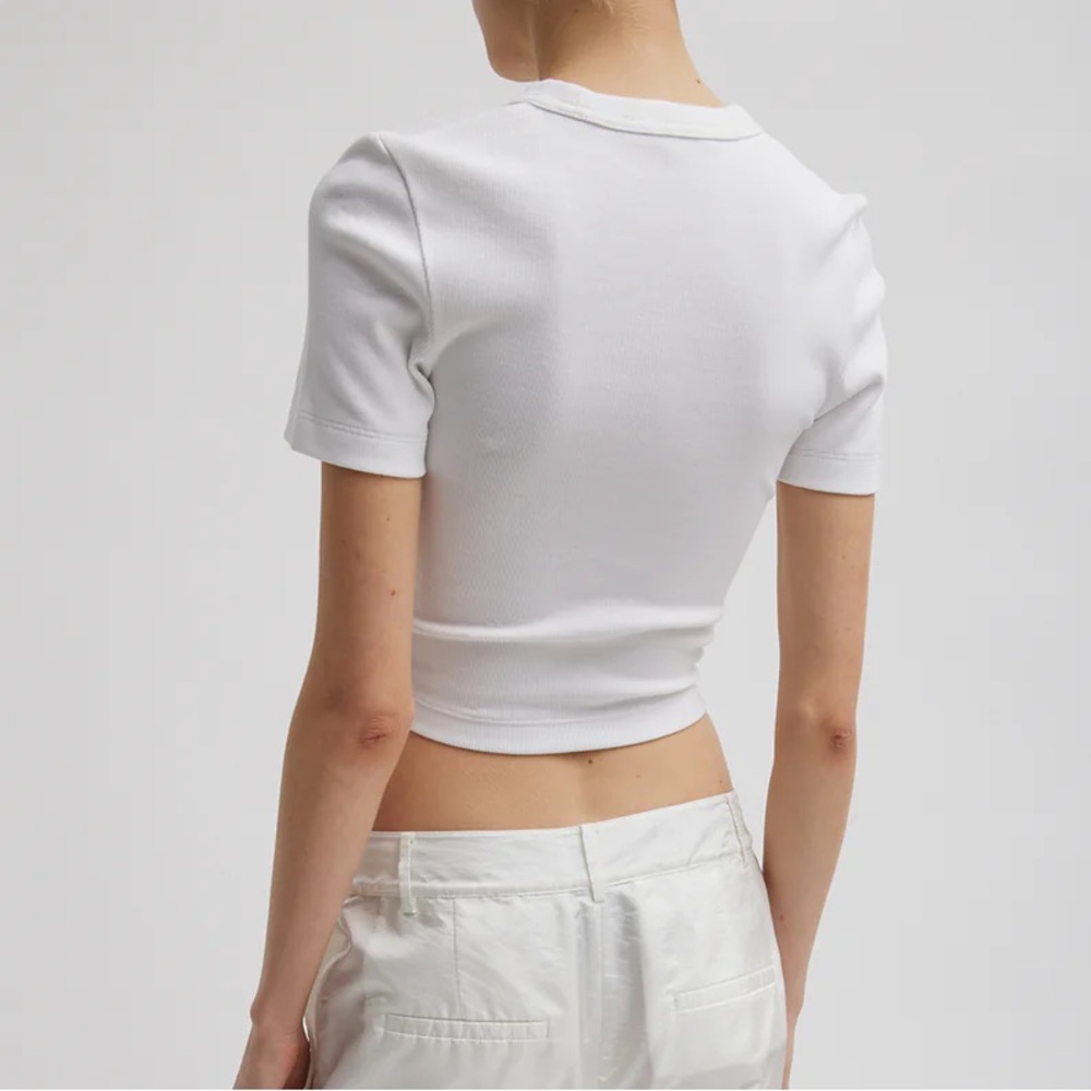 Tibi Ribbed Tshirt - Picture 3 of 7